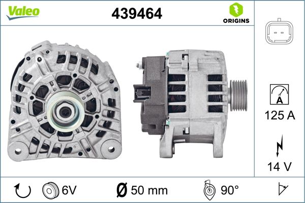Valeo Exchange Alternator Fits Nissan Opel Movano Renault BV PSH 575.562.125.508