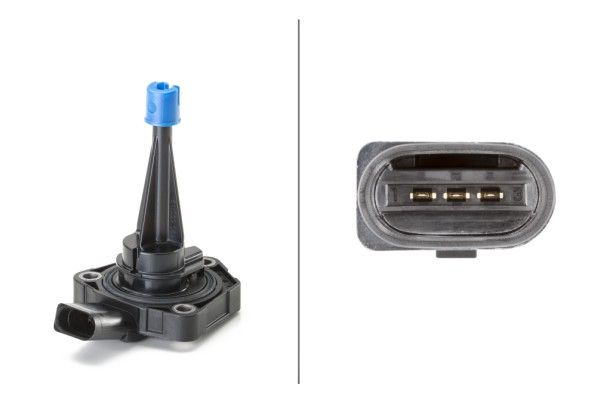 HELLA 6PR 013 680-071 Engine Oil Level Sensor With 3 Pins For Audi Seat Skoda VW | UK