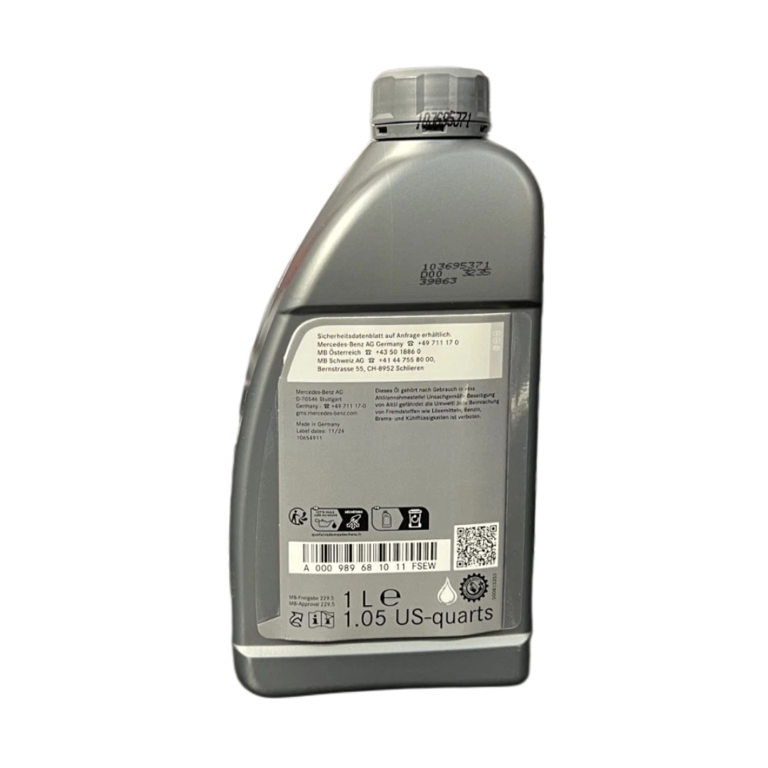 Mercedes-Benz Engine Oil MB 229.5 5W-40 1 Litre Synthetic