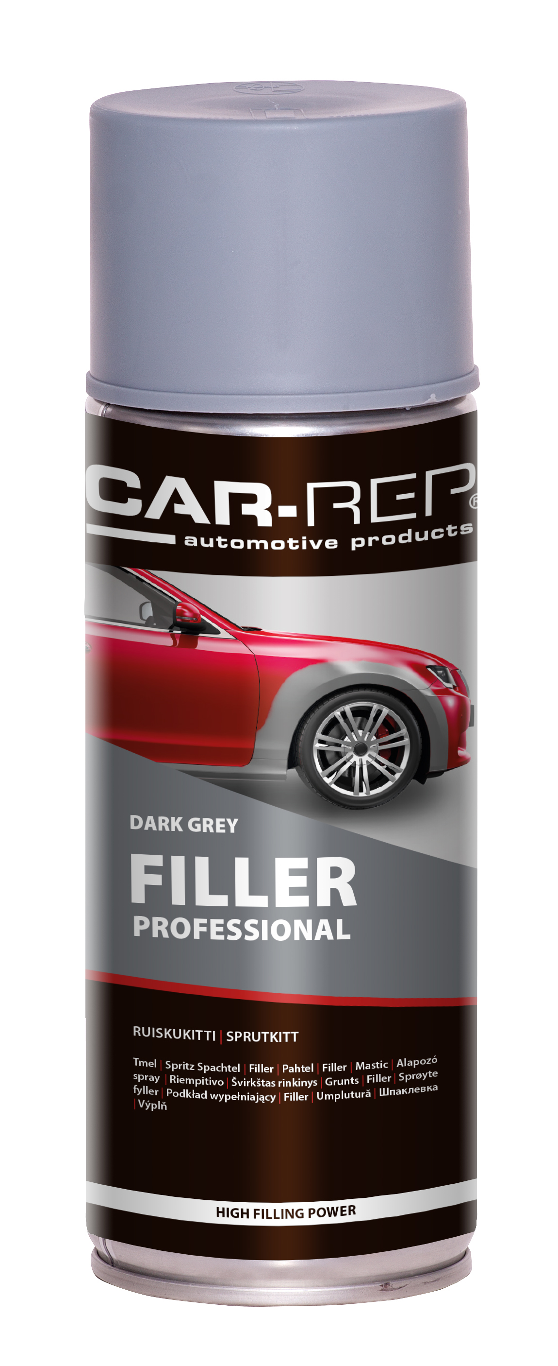 Car-Rep Professional Filler Spray Grey 400mL High Build Primer Protective
