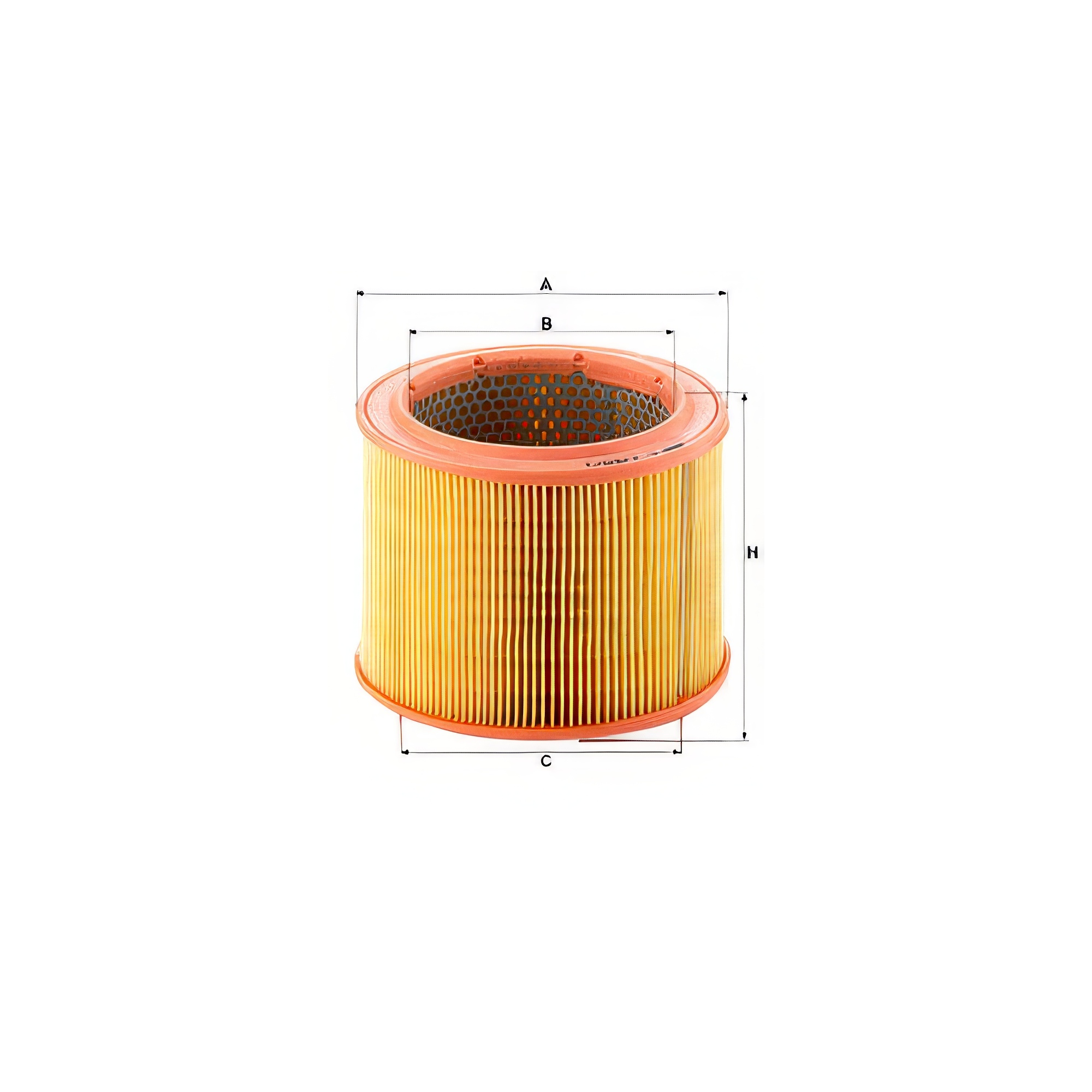 MANN Air Filter 124mm Height Fits Citroën Berlingo C15 Xsara ZX