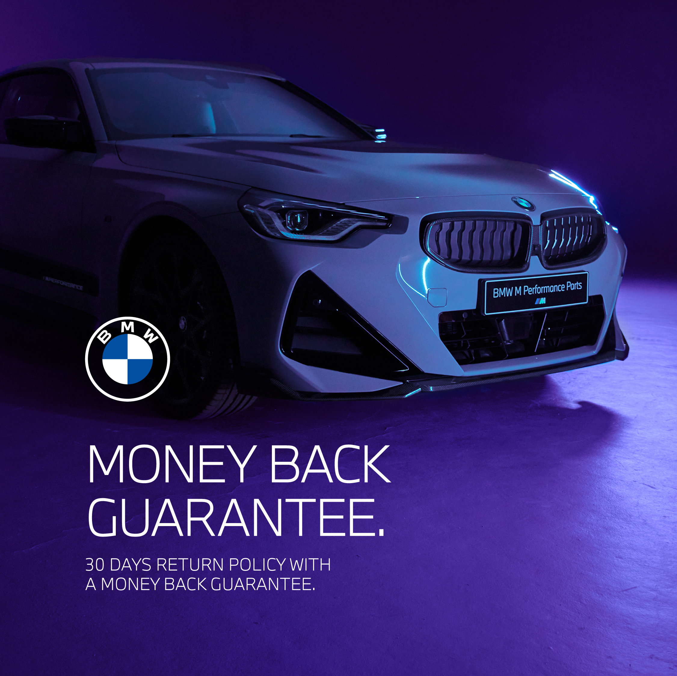 BMW Genuine LED Door Projector Slides M Performance Lighting 63312469631